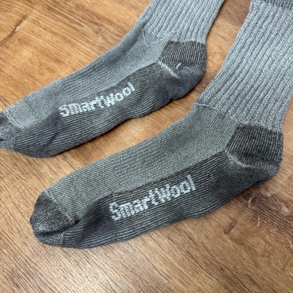 Smartwool womens merino wool ribbed crew socks - Picture 4 of 4